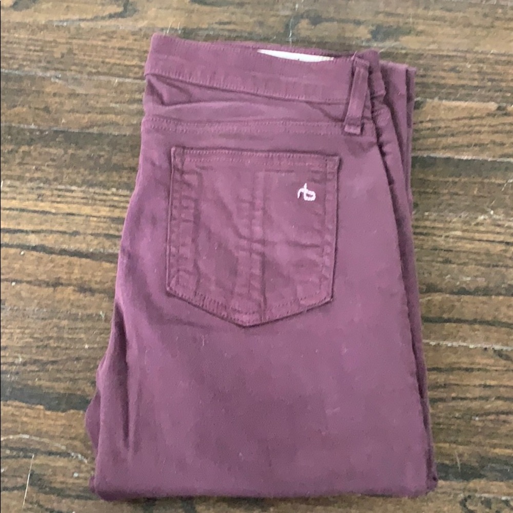 rag & bone plum jeans
